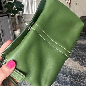 Green Leather Women's Bag